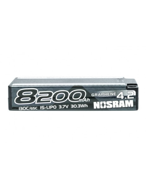 NOSRAM 1/12 Hyper LCG Modified GRAPHENE-4.2 8200mAh Hardcase Battery - 3.7V 1S - 130C/65C