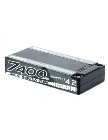 NOSRAM 1/12 Hyper LCG StockSpec GRAPHENE-4.2 7400mAh Hardcase Battery - 3.7V 1S - 140C/70C