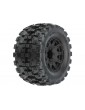 Pro-Line Wheels 3.8", Badlands MX38 HP BELTED 3.8" MT H17mm Blk Raid (2)