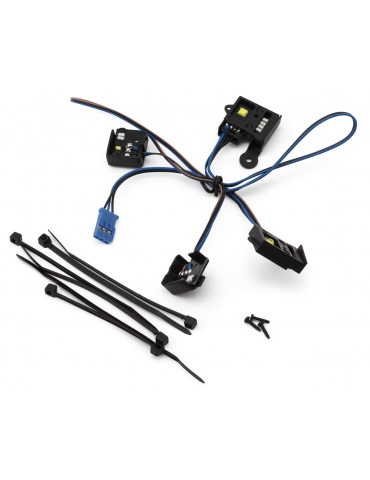 Traxxas Pro Scale LED žibintų rinkinys, priekinis ir galinis, sukomplektuotas (tinka 9812 kėbului)