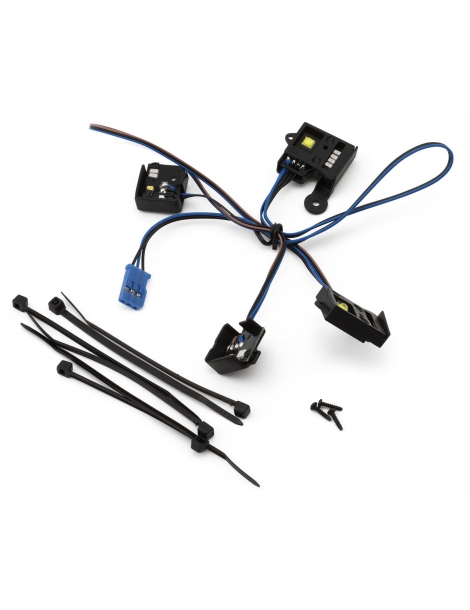 Traxxas Pro Scale LED žibintų rinkinys, priekinis ir galinis, sukomplektuotas (tinka 9812 kėbului)
