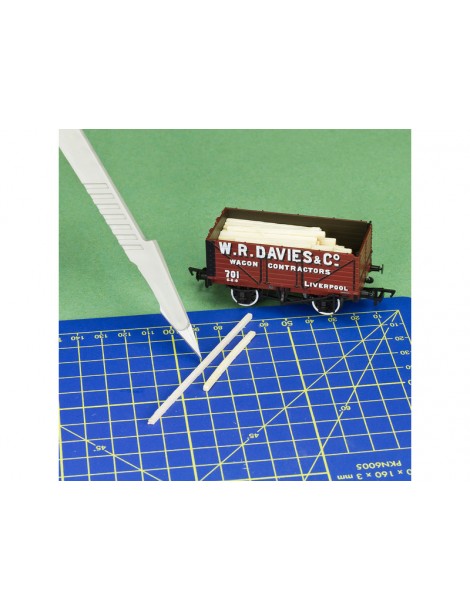 Modelcraft vienkartinis skalpelis (3 vnt. rinkinys)