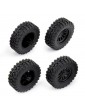 MT28 Front and Rear Wheels and Tires, mounted