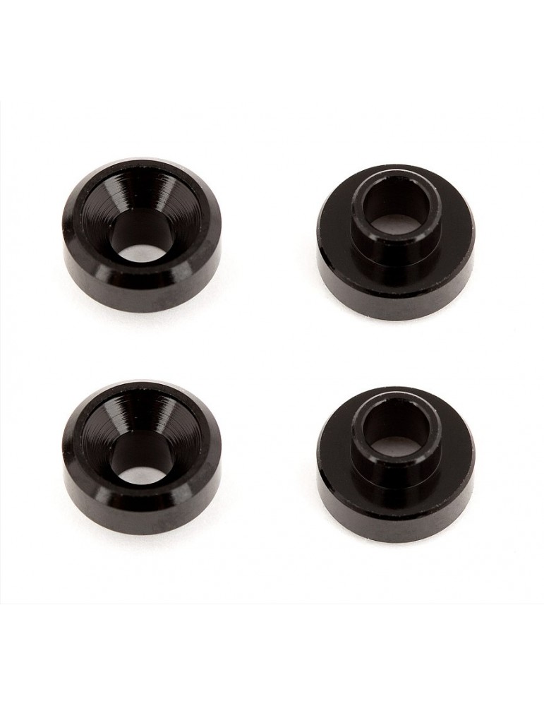 Servo Washers, black aluminum