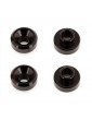 Servo Washers, black aluminum