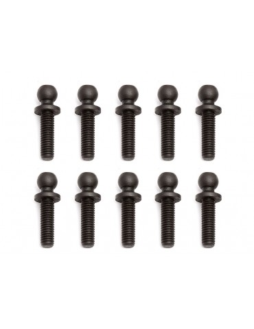 Ballstuds, 10 mm, short neck
