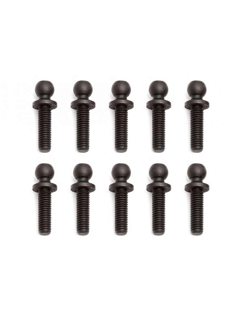 Ballstuds, 10 mm, short neck