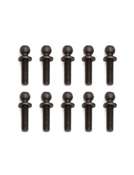 Ballstuds, 10 mm, short neck