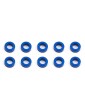 Ballstud Washers, 5.5x3.0x2.0 mm, blue aluminum