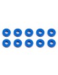 Bulkhead Washers, 7.8x2.0 mm, blue aluminum