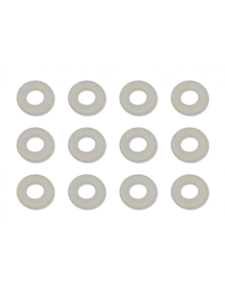 Washers, 6x3x1 mm, nylon
