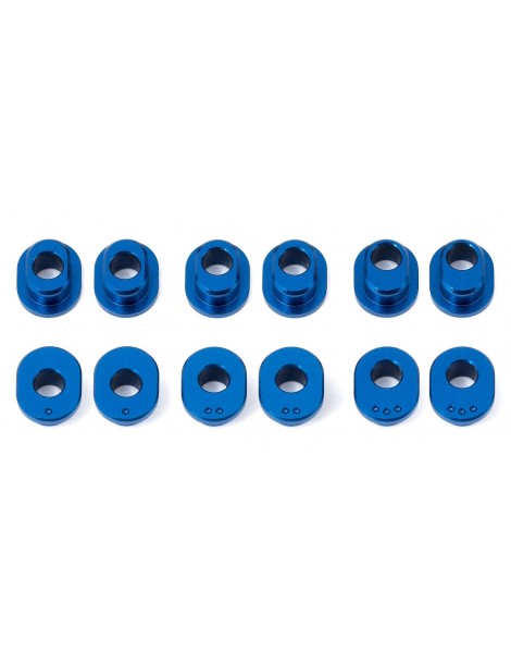 RC12R6 FT Track Width Bushings, aluminum