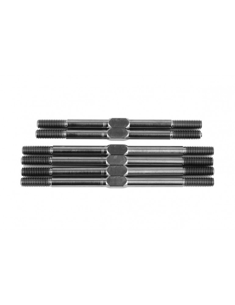 RC10T6.2 FT Titanium Turnbuckle Set, 3.5mm