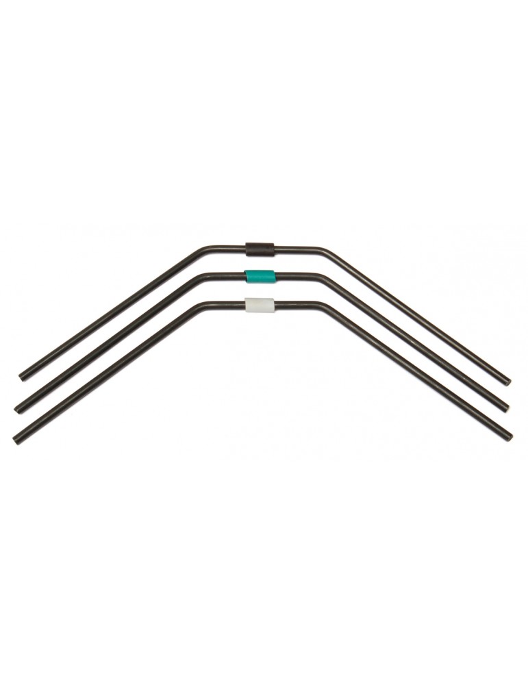 RC8B3 FT Front Anti-roll Bars, 2.3-2.5mm