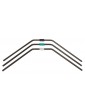 RC8B3 FT Front Anti-roll Bars, 2.3-2.5mm