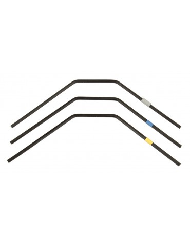 RC8B3 FT Front Anti-roll Bars, 2.6-2.8mm