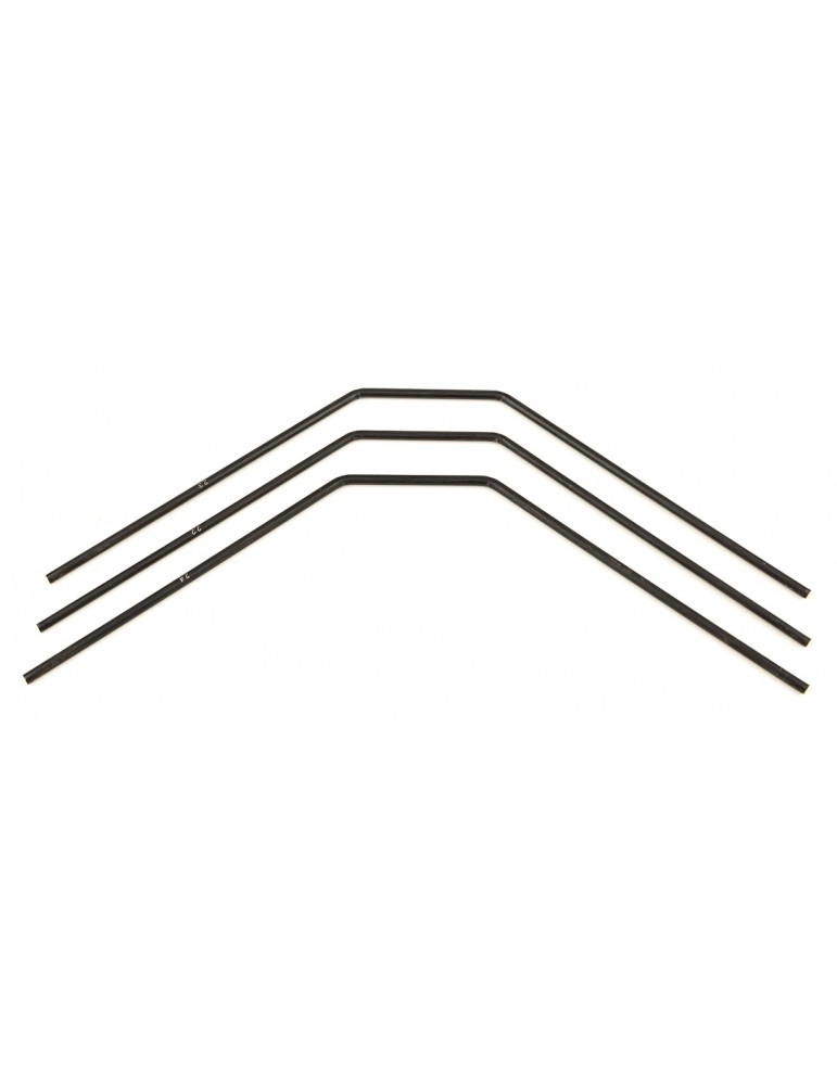 RC8B3 FT Rear Anti-roll Bars, 2.2-2.4mm
