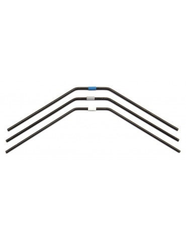 RC8B3 FT Rear Anti-roll Bars, 2.5-2.7mm