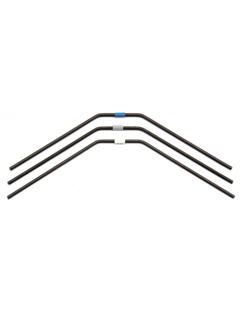 RC8B3 FT Rear Anti-roll Bars, 2.5-2.7mm