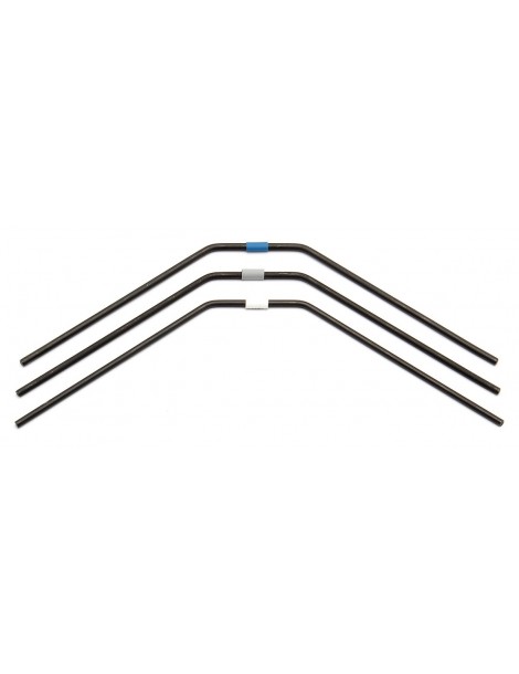RC8B3 FT Rear Anti-roll Bars, 2.5-2.7mm