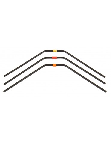 RC8B3 FT Rear Anti-roll Bars, 2.8-3.0mm
