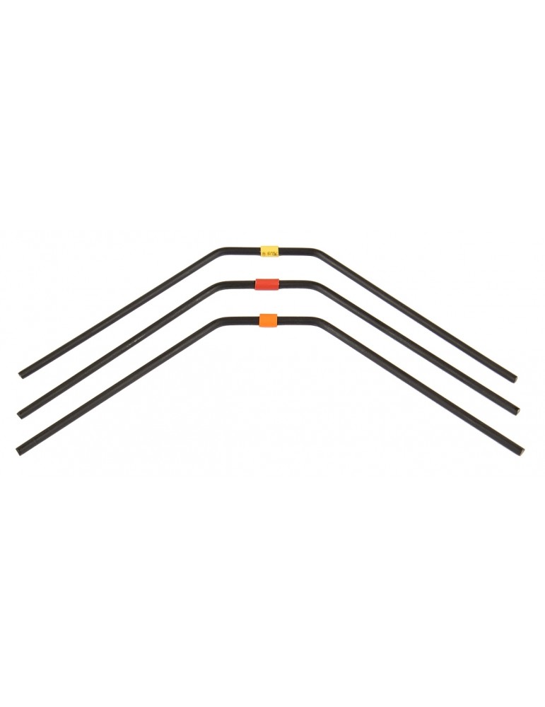 RC8B3 FT Rear Anti-roll Bars, 2.8-3.0mm