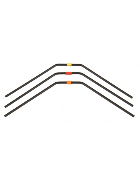RC8B3 FT Rear Anti-roll Bars, 2.8-3.0mm