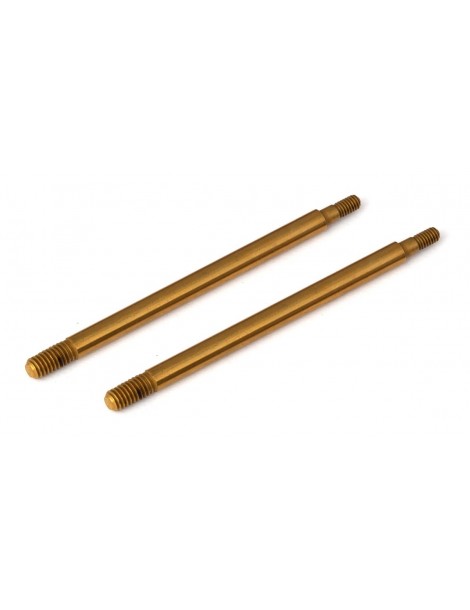 RC8B3 TiN Shock Shafts, 3.5x33.5 mm