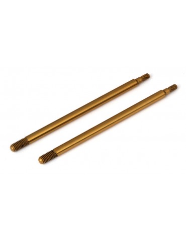 RC8B3 TiN Shock Shafts, 3.5x42.5 mm