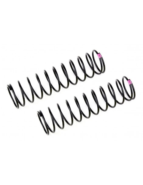 Rear Springs V2, pink, 3.7 lb/in, L86, 12.00T, 1.6D