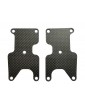 RC8B3.2 FT Rear Suspension Arm Inserts, carbon fiber, 1.2mm