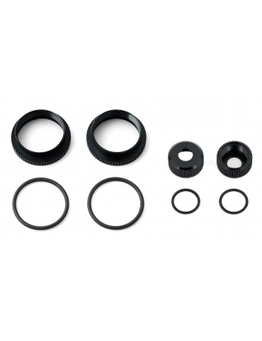 16mm Shock Collar and Seal Retainer Set, black