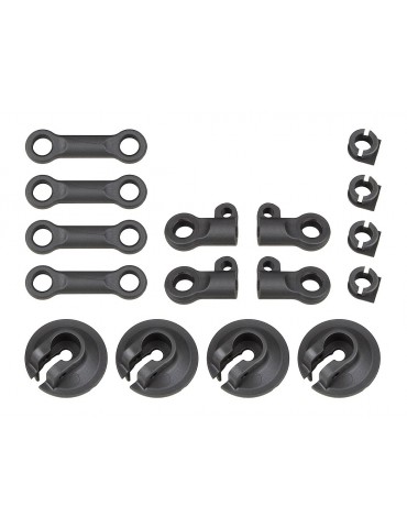 RC8B4 Spring Cups and Shock Rod Ends
