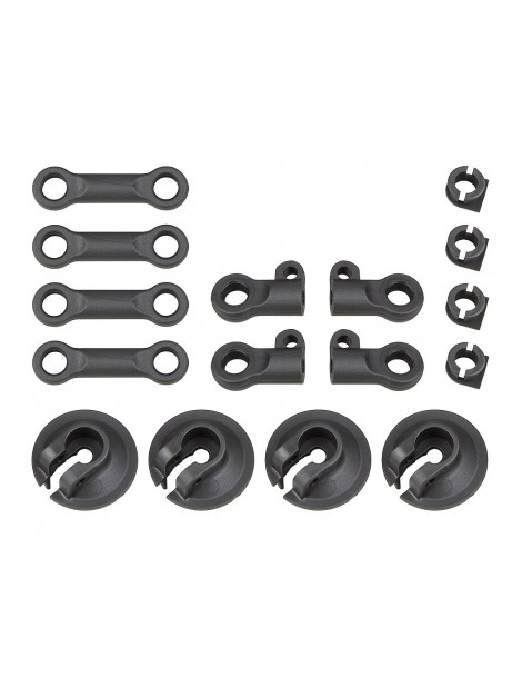 RC8B4 Spring Cups and Shock Rod Ends