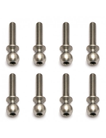 Heavy-duty Ballstud, 12mm, 10 Pcs.