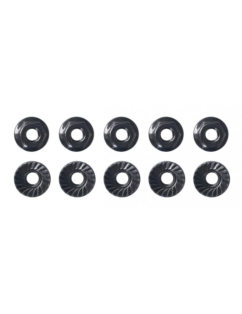 M4 Low Profile Serrated Steel Wheel Nuts