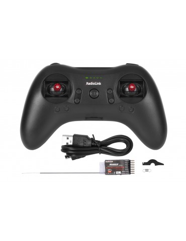 RC siųstuvas T8S Bluetooth 2.4GHz 8CH su R8EF imtuvu – RadioLink – CyborgShop