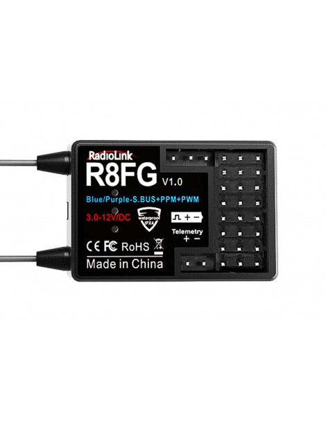 Transmitter RC8X with receiver R8FG