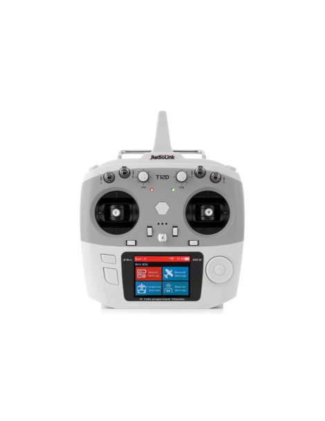 RC siųstuvas T12D su R12F imtuvu 12 kanalų FHSS ELRS CRSF – CyborgShop