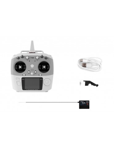 RC siųstuvas T12D su R12F imtuvu 12 kanalų FHSS ELRS CRSF – CyborgShop