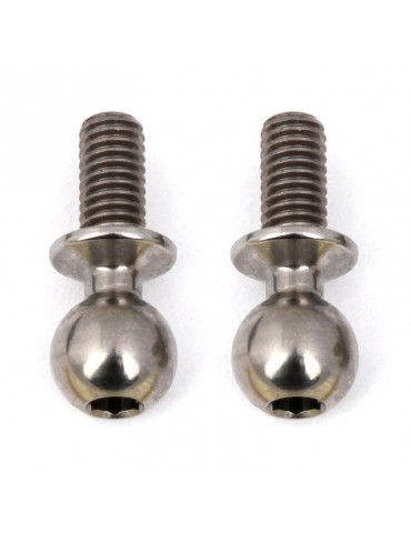 FT Heavy Duty Ti Ballstuds, 4 mm, long neck
