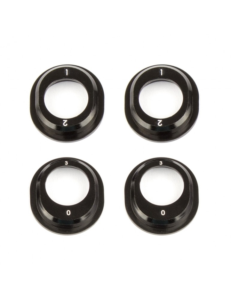 B6.1 Aluminum Differential Height Inserts, black