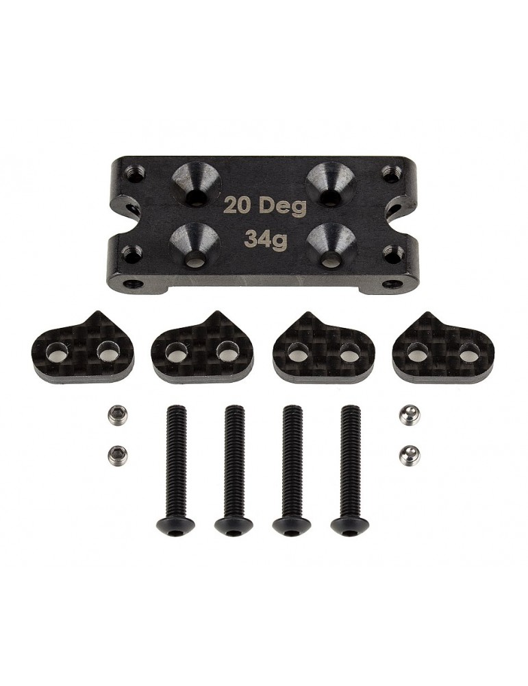 B6 FT Bulkhead Set, 20 deg, steel