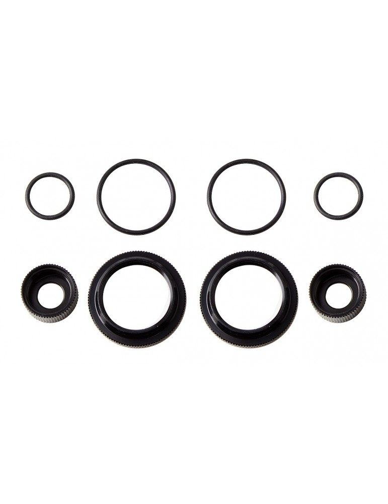 12 mm Shock Collar and Seal Retainer Set, black