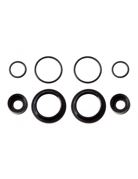12 mm Shock Collar and Seal Retainer Set, black