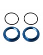 13mm Shock Collars, blue aluminum