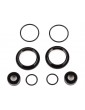 13mm Shock Collar and Seal Retainer Set, black aluminum