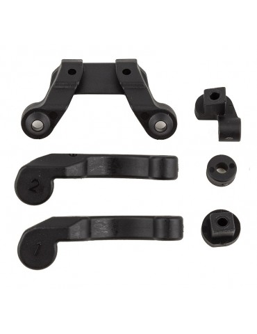 B6.4 Front Wing Mount, Fan Mounts, and Battery Brace Shim Set