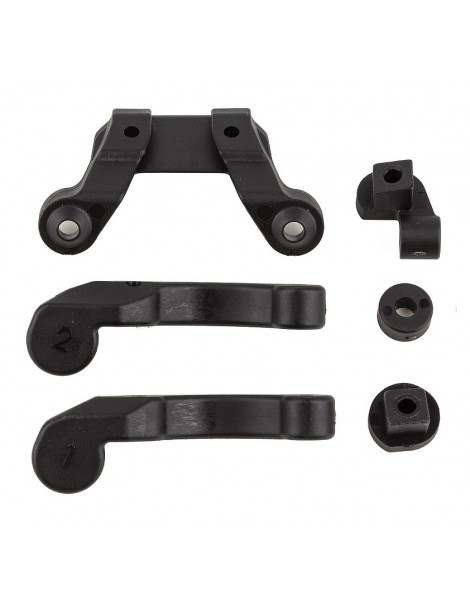 B6.4 Front Wing Mount, Fan Mounts, and Battery Brace Shim Set
