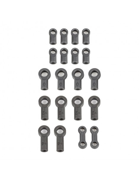 B6.4 13mm Shock Rod End Set